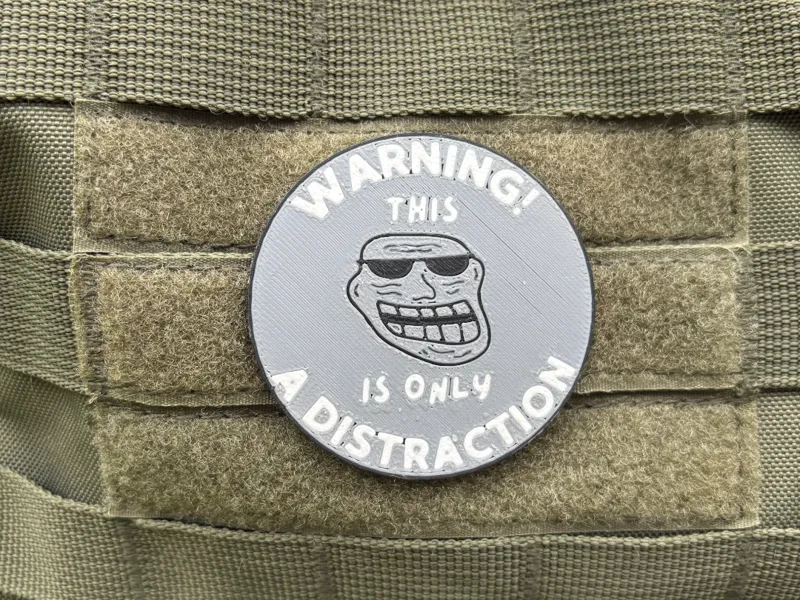 Only a Distraction 3in Velcro Patch