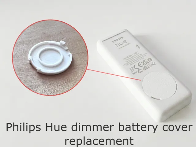 Philips Hue dimmer V2 battery cover replacement