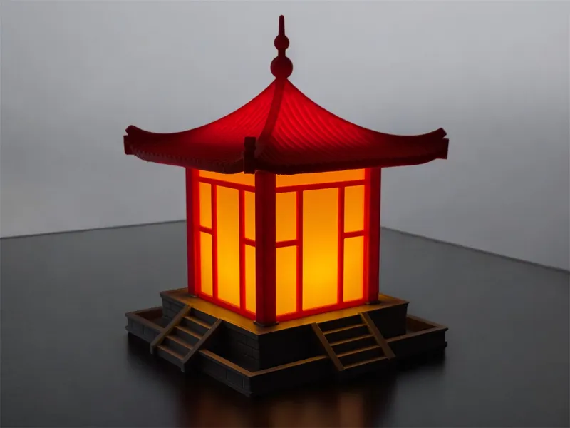 Japanese Pagoda LED Tealight Lamp