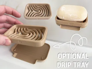 Soap Tray - With Optional Drip Tray