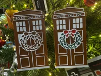 TARDIS façon pain d'épices — décoration de Noël — photo 1