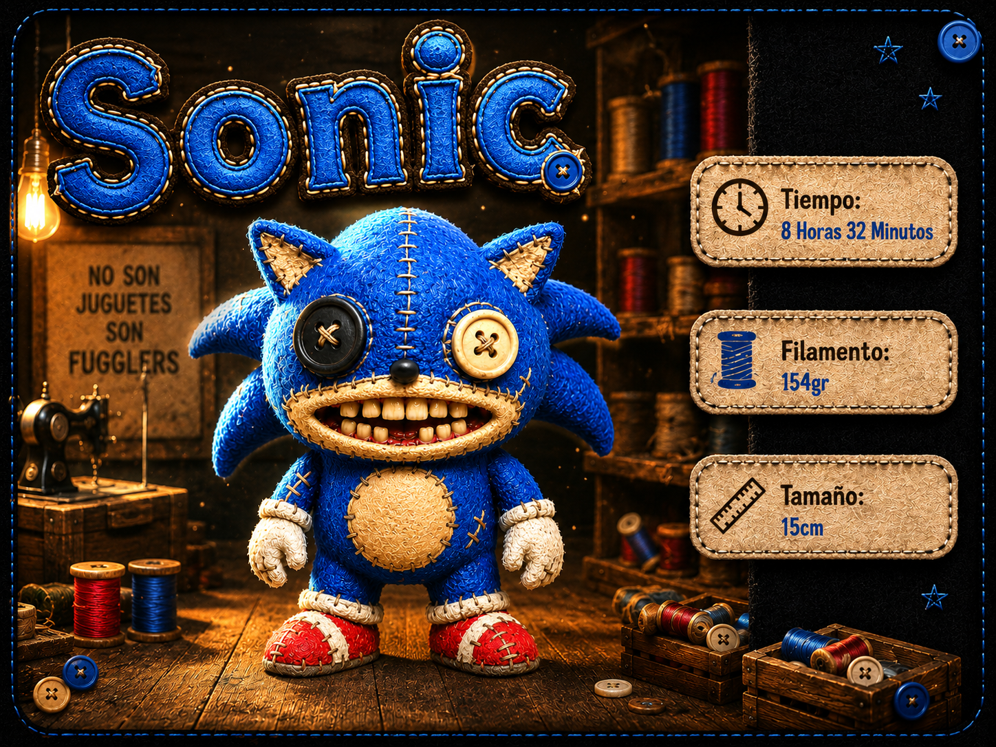 Sonic - Fuggler Piel difusa