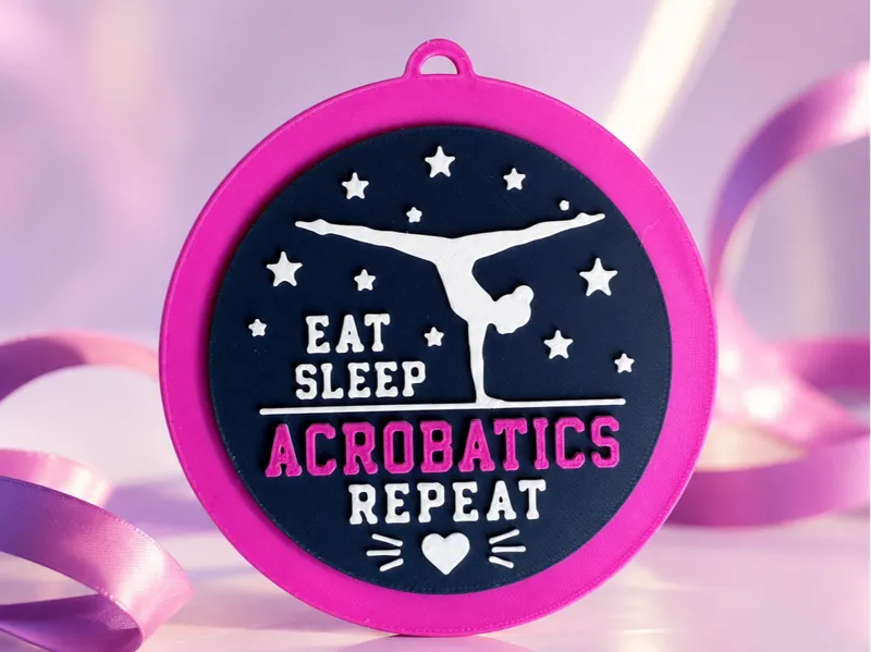 Acrobatics Pin Holder –Eat Sleep Acrobatics Repeat