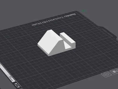 Geometric Cell Phone Stand (No Supports)