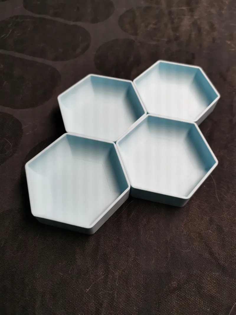 Gaming component hex storage