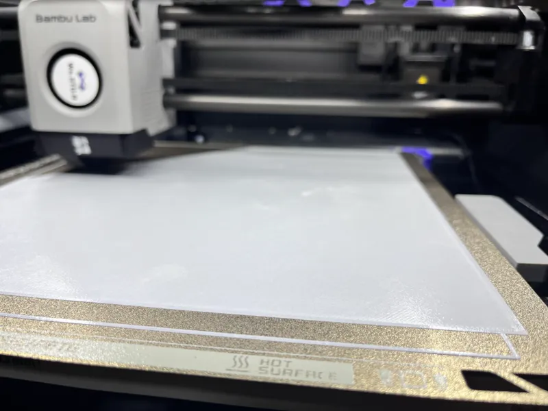 3D打印机首层测试 3D printer first layer test