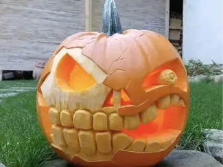 Cool Carved Pumpkin