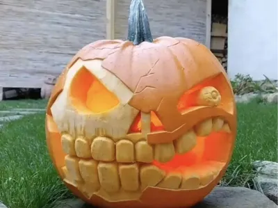 Cool Carved Pumpkin