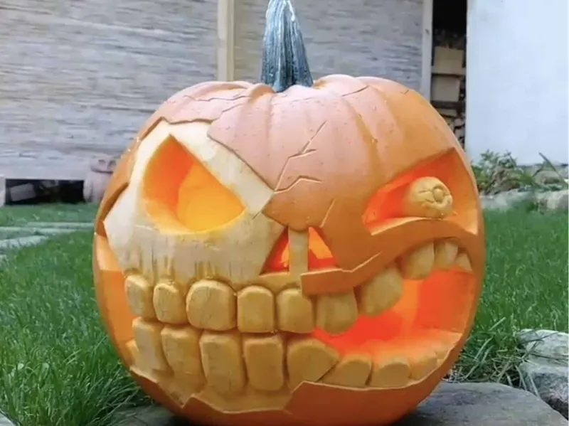 Cool Carved Pumpkin
