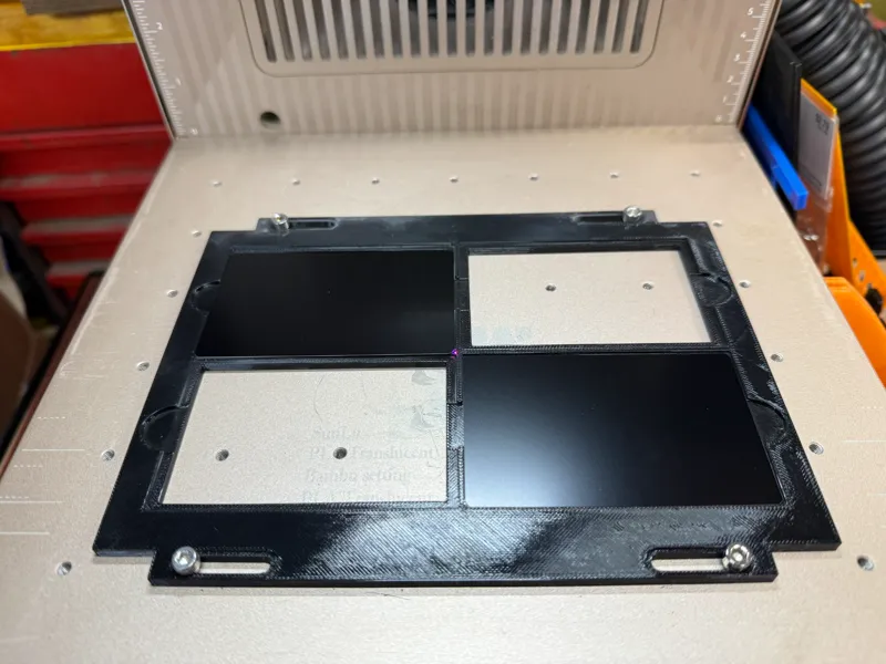 4 card business card jig for Xtool Ultra and UV