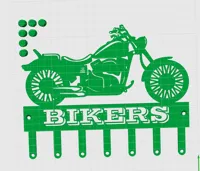 Bikers PLA SCREW key holder0.2mm layer, 4 walls, 25% infill