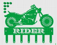 Rider PLA screw key holder0.2mm layer, 4 walls, 25% infill
