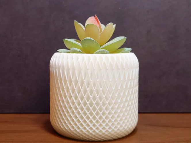 Geometric Diamond Planter │ Modern Minimal Pot