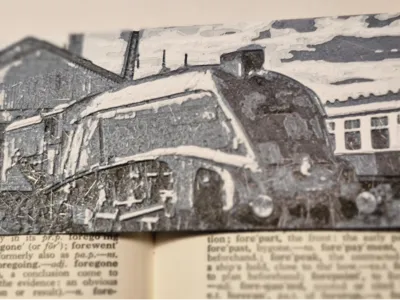 Steam Train 1 Bookmark