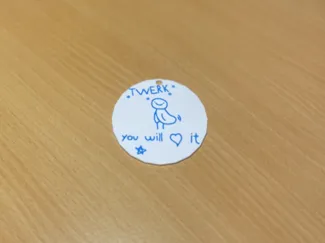 Twerk keychain