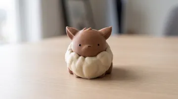 Modelo para impresión 3D: Chubby eevee eeveelution Pokémon toy — vista de referencia 4