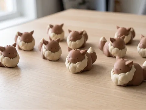 Modelo para impresión 3D: Chubby eevee eeveelution Pokémon toy — referencia de MakerWorld