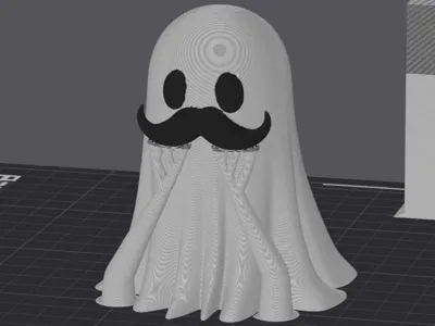 Mustache Ghost