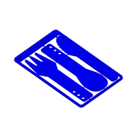 Kit de couverts format carte bancaire — photo 3