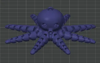 Cute Mini Octopus - Keyring