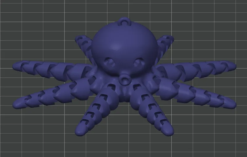 Cute Mini Octopus - Keyring