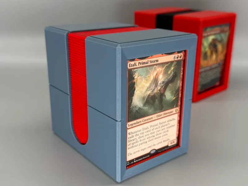 MGT Commander Deck Box with 3 Trays + Display Slot