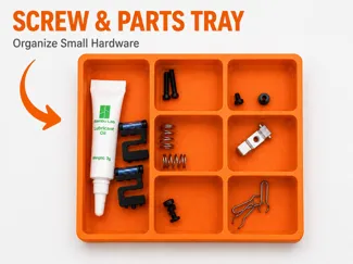 Screw and parts tray