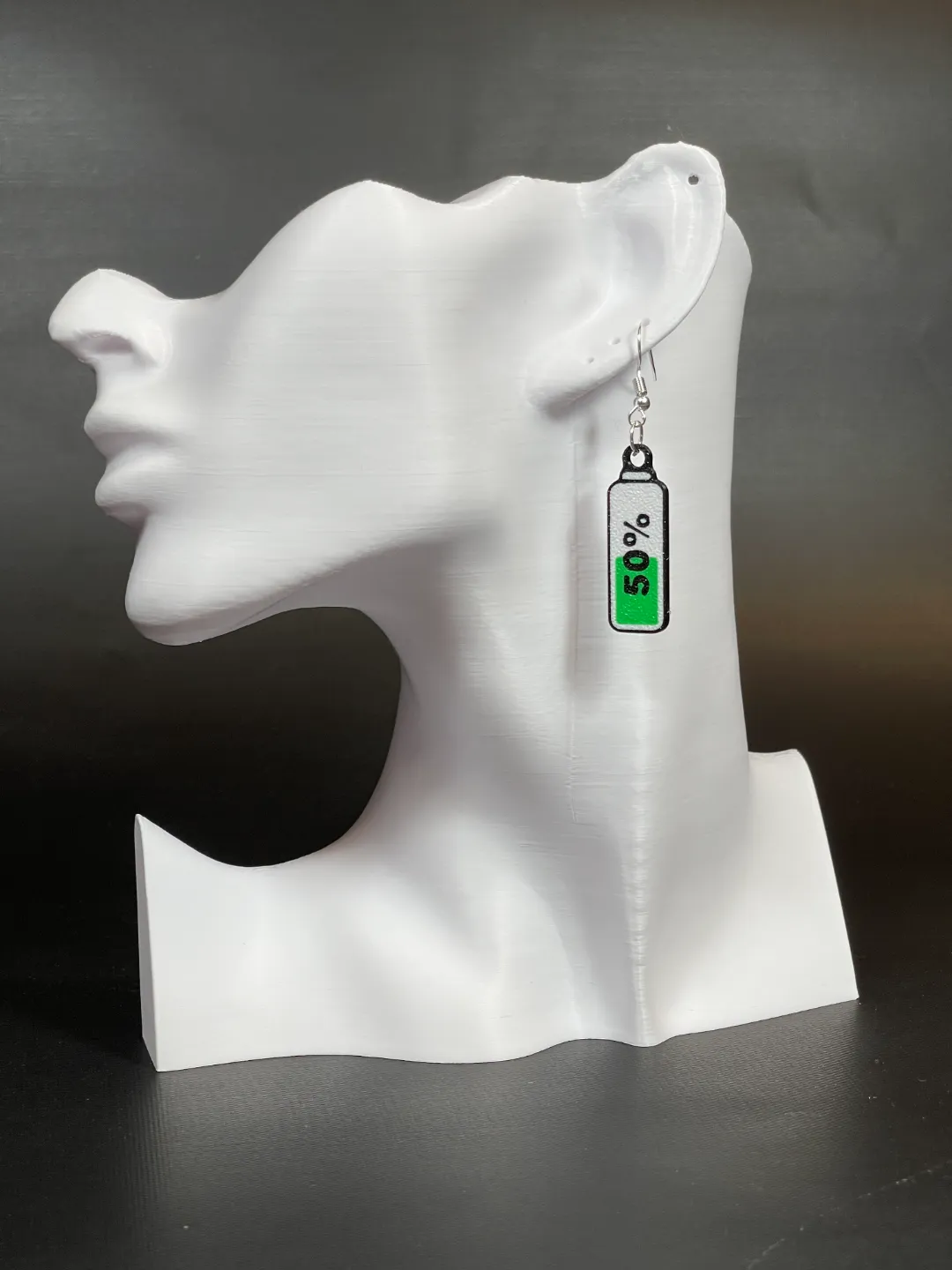 50% Battery Earrings view 2