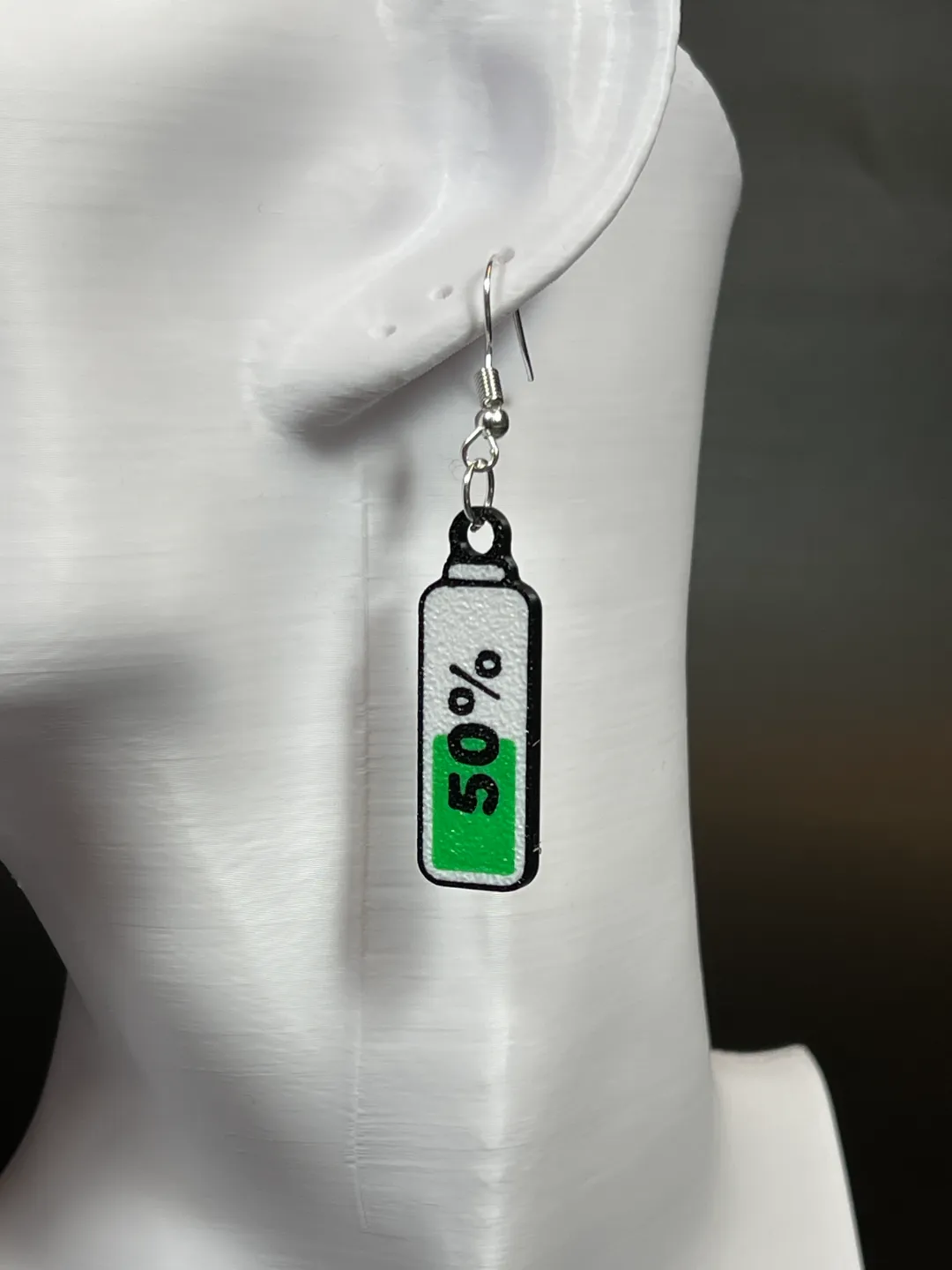 50% Battery Earrings view 3