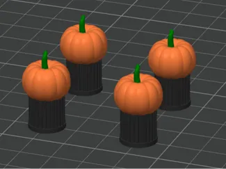 Valve Cap srader pumpkin