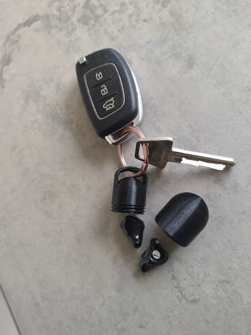 Keychain Earplug Holder