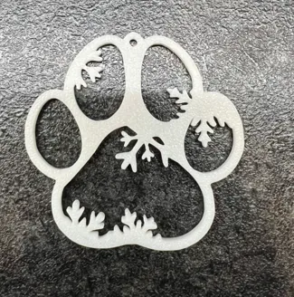 christmas decoration paw