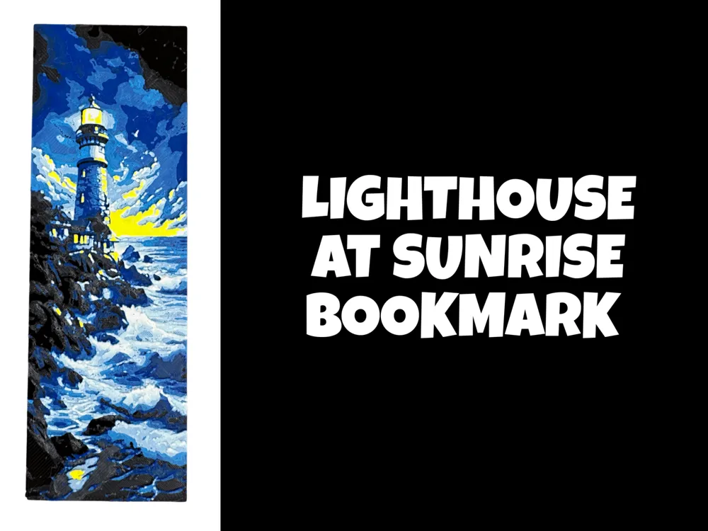 Lighthouse at Sunrise - Bookmark