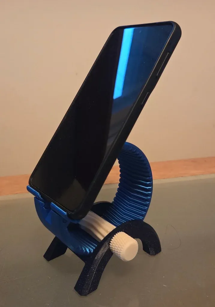 Adjustable phone stand - Free 3D Print Model - MakerWorld
