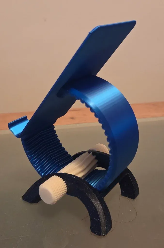 Adjustable phone stand - Free 3D Print Model - MakerWorld