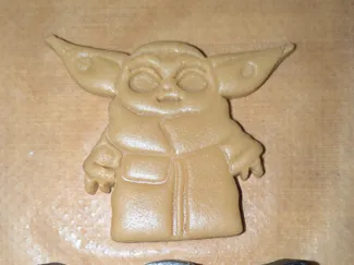 Grogu cookie cutter