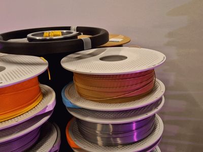 Rotating Filament Spool Rack - UZ Stack - Free 3D Print Model - MakerWorld