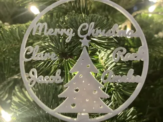 Family Christmas Bauble