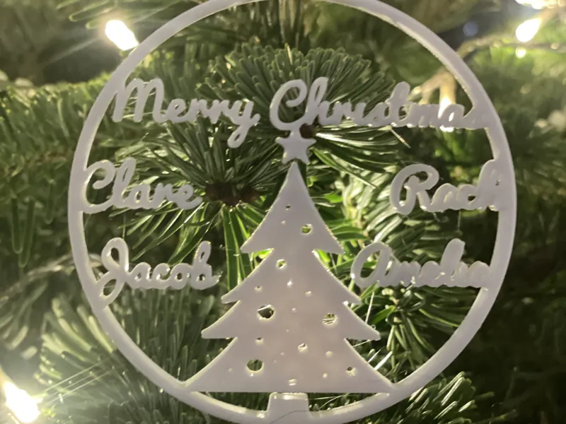 Family Christmas Bauble