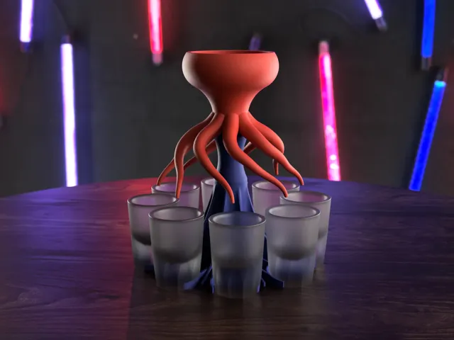 Octashot - Shot dispenser - 8 Shots at Once