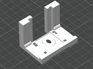 Samsung fridge cupboard door rail clip