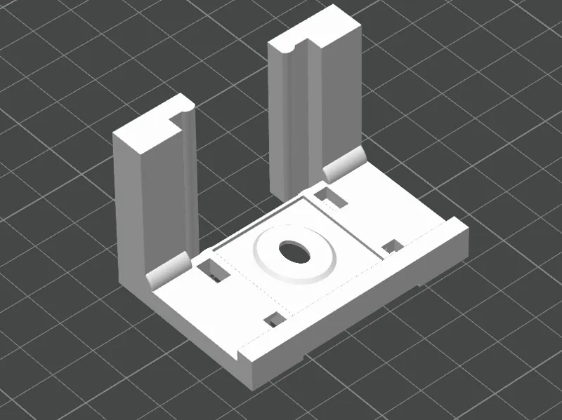 Samsung fridge cupboard door rail clip