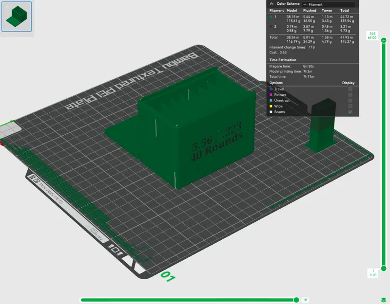 .225/5.56 40 Round Ammo Box for Ammo Can