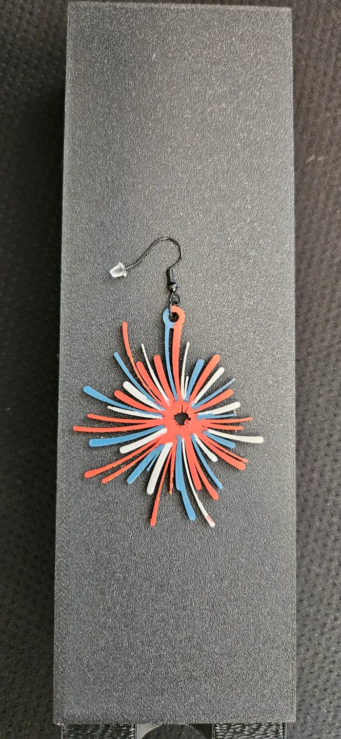 Firework Earrings view 4