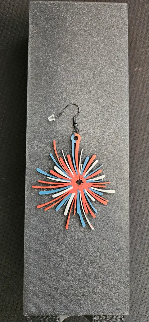 Firework Earrings view 4