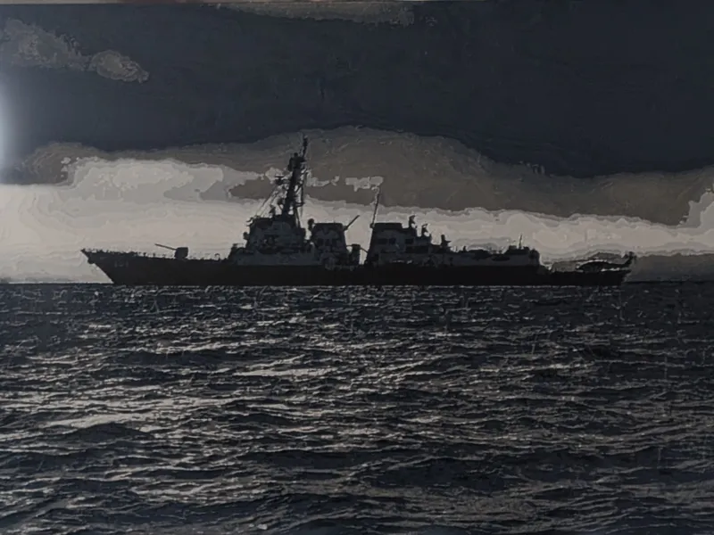 US Navy Destroyer (DDG-101) Gridley hueforge