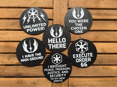 Star Wars Episode III – Meme – Coaster Set