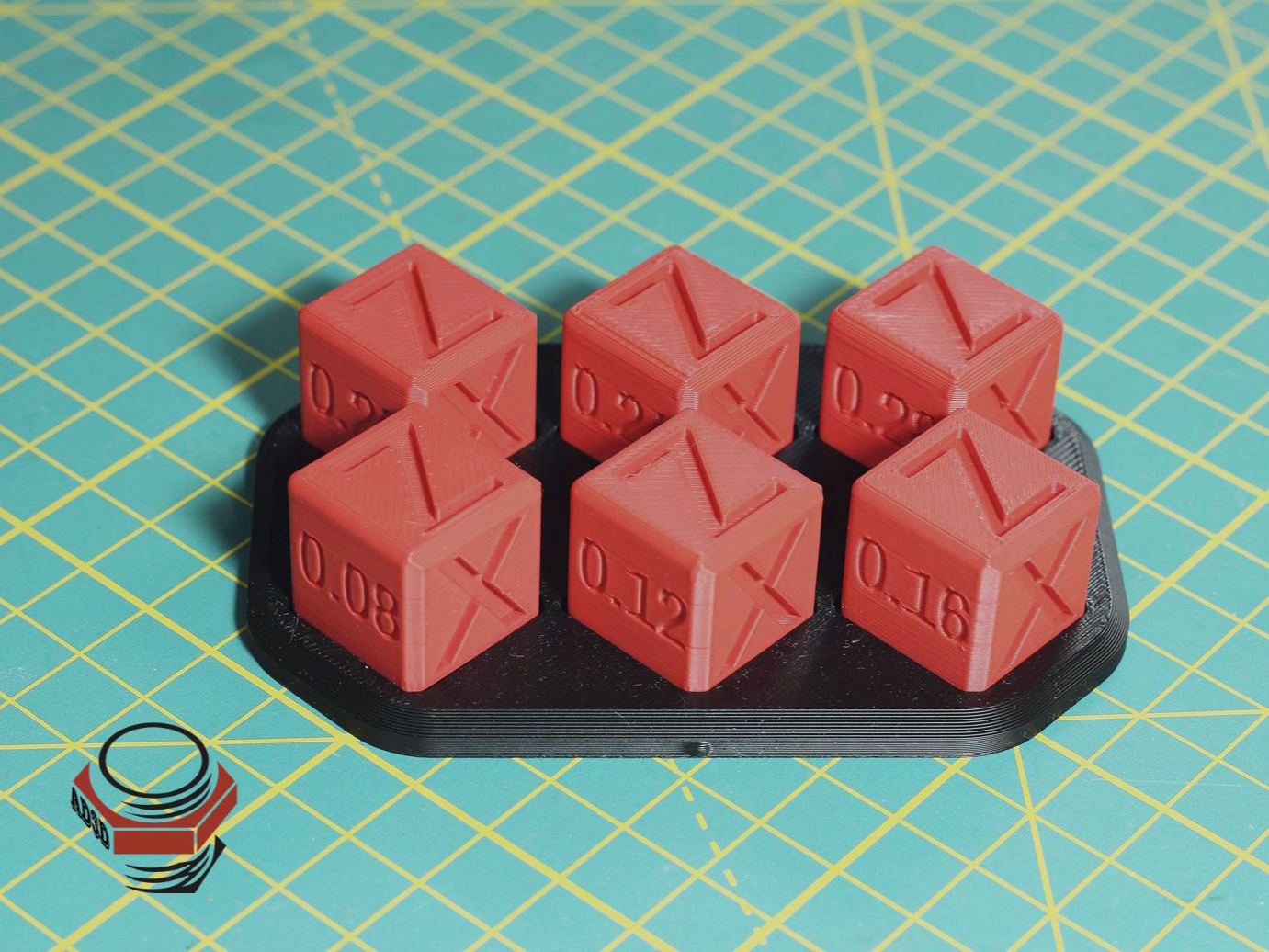 XYZ Calibration Cubes - Layer Height Display Set-
