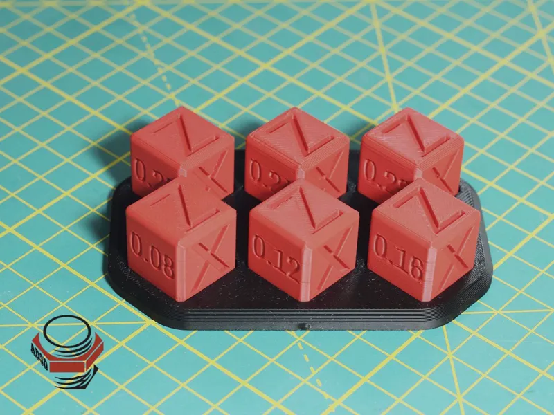 XYZ Calibration Cubes - Layer Height Display Set-