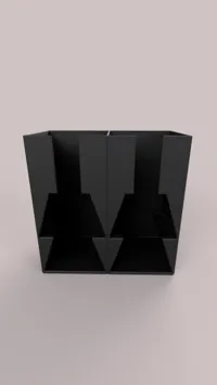 0.2mm layer, 2 walls, 15% infill, 2 column version standard